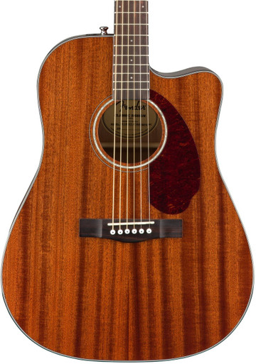 Fender CD-140SCE All-Mahogany Dreadnought Electro Acoustic Guitar in Natural - Image 1