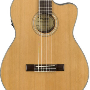 Fender CN-140SCE Nylon-String Acoustic Guitar in Natural
