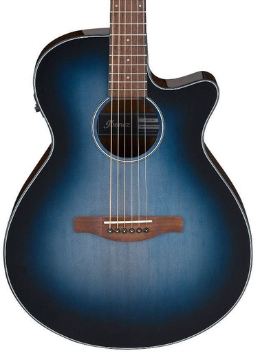 Ibanez AEG50-IBH Acoustic Guitar in Indigo Blue Burst High Gloss