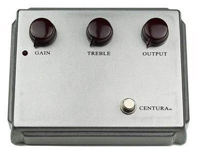 Ceriatone Centura Overdrive Pedal in Raw Metal Finish