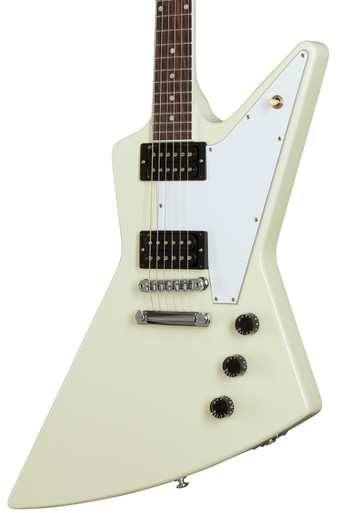 Gibson '70s Explorer Electric Guitar in Classic White - Image 1
