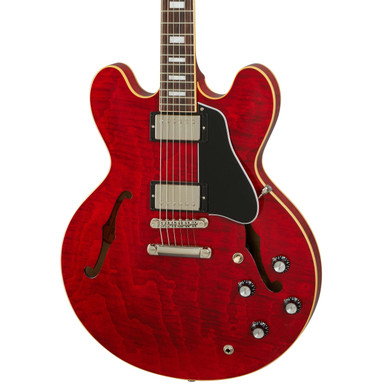 Gibson ES-335 Figured Semi Hollow Electric Guitar in Sixties Cherry - Image 1