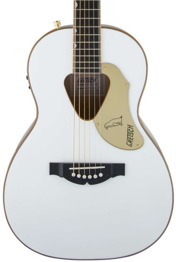 Gretsch G5021WPE Penguin Electro Acoustic Guitar in White - Image 1