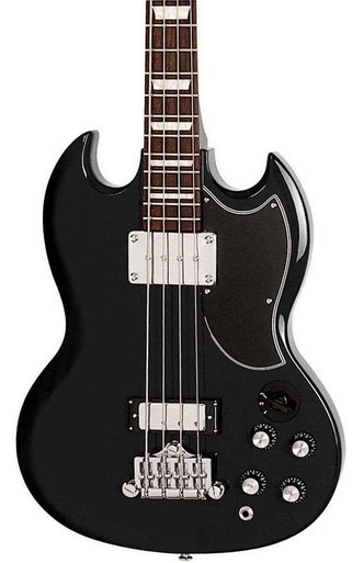 Epiphone EB3 SG Bass Guitar Ebony Chrome Hardware