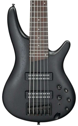 Ibanez SR306EB 6-String Bass Guitar in Weathered Black