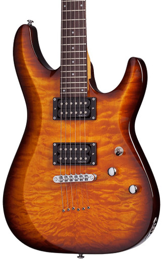 Schecter C-6 Plus Electric Guitar in Vintage Sunburst - Image 1