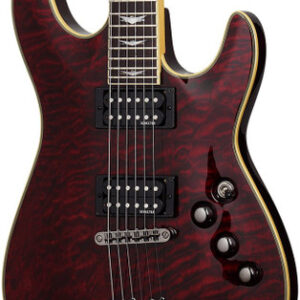 Schecter Omen Extreme 6 Electric Guitar in Black Cherry