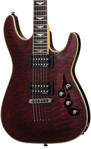 Schecter Omen Extreme 6 Electric Guitar in Black Cherry - Image 1