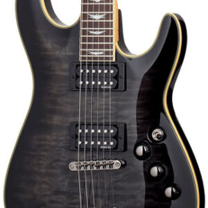 Schecter Omen Extreme 6 Electric Guitar in See-Thru Black