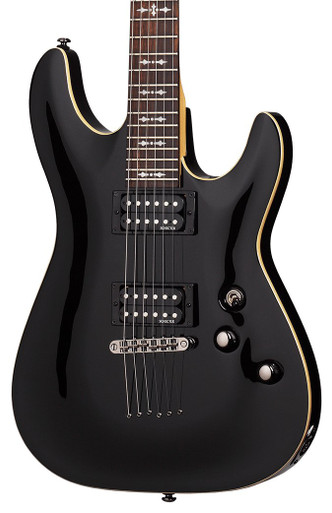 Schecter Omen 6 Electric Guitar in Black - Image 1