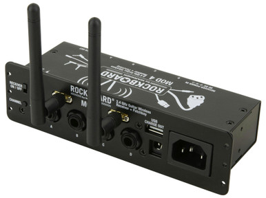 RockBoard MOD 4 Guitar Wireless Receiver and TRS Patchbay with Xvive U2 Transmitter