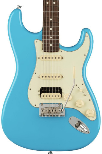 Fender American Professional II Stratocaster HSS in Miami Blue with Rosewood Fingerboard - Image 1