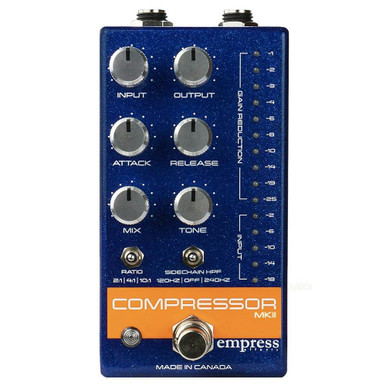 Empress Effects Compressor MKII Pedal in Blue - Image 1