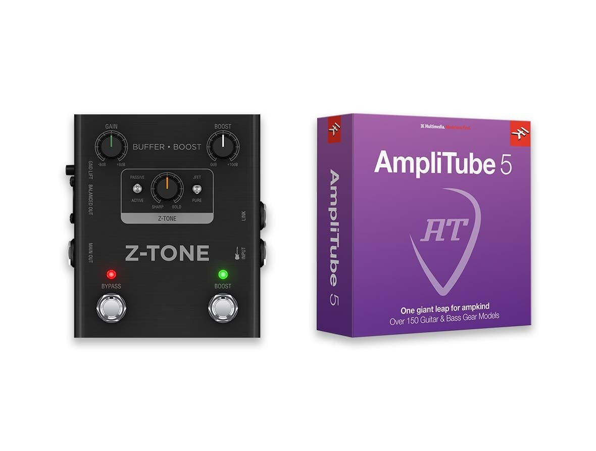 IK Multimedia Bundle: Includes Z-TONE Buffer Boost and AmpliTube 5