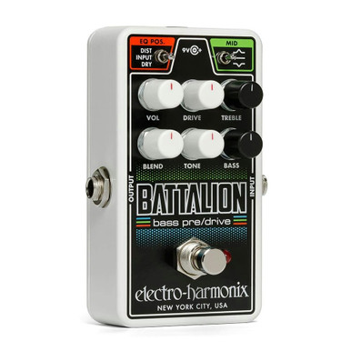 Electro Harmonix Nano Battalion Bass Preamp Overdrive Pedal