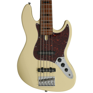 Sire Version 2 Marcus Miller V5 Alder 5-String Bass Guitar in Vintage White