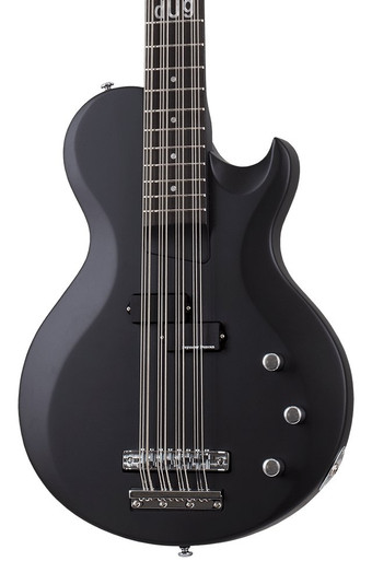 Schecter dUg Pinnick DP-12 12-String Bass Guitar in Satin Black