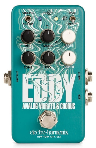 Electro Harmonix Eddy Analogue Vibrato and Chorus Pedal - Image 1