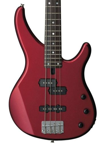Yamaha TRBX174 4-String Bass Guitar in Red Metallic