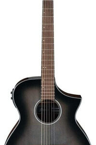 Ibanez AEWC11-TCB Acoustic Guitar in Transparent Charcoal Burst High Gloss