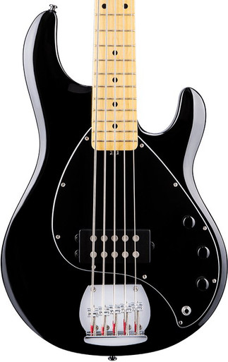 Sterling by Music Man StingRay Ray5 5-String Bass Guitar in Black