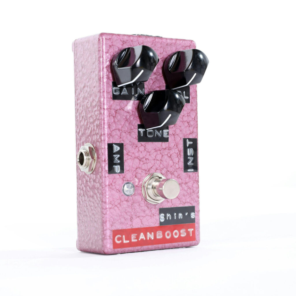 Shin's Music Clean Boost Pedal in Vintage Raspberry