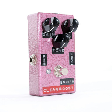 Shin's Music Clean Boost Pedal in Vintage Raspberry