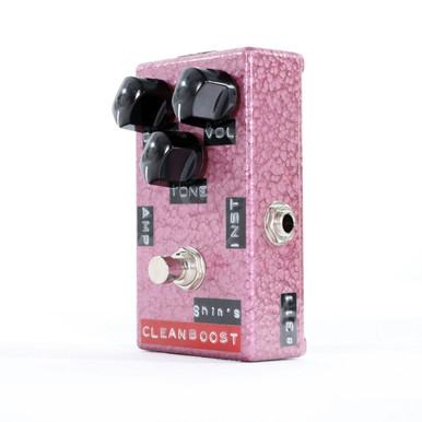Shin's Music Clean Boost Pedal in Vintage Raspberry