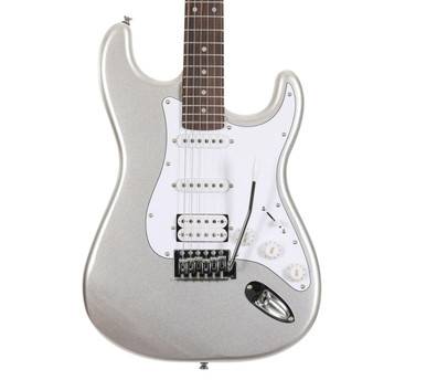 EastCoast ST2 HSS Electric Guitar in Slick Silver Metallic - Image 1