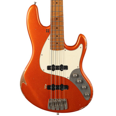 Sandberg California T TT Bass Guitar in Hardcore Aged Orange Metallic