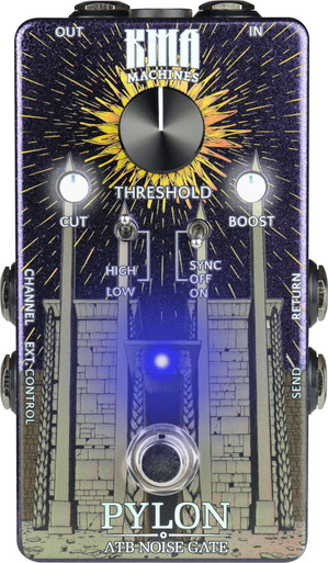 KMA Machines Pylon Active Transformer Boost Noise Gate Pedal