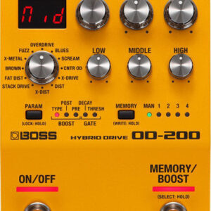 Boss OD-200 Hybrid Drive Overdrive & Distortion Pedal