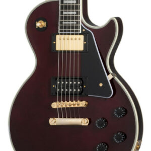 Epiphone Artist Jerry Cantrell Signature "Wino" Les Paul Custom Electric Guitar in Dark Wine Red