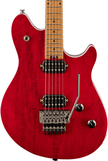 EVH Wolfgang WG Standard QM Electric Guitar in Wine Red