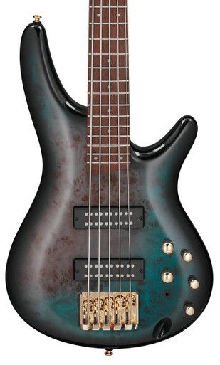 Ibanez SR405EPBDX-TSU 5-String Bass Guitar in Tropical Seafloor Burst
