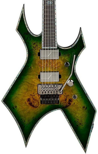 BC Rich Extreme Series Warlock Exotic Electric Guitar with Floyd Rose in Reptile Eye - Image 1