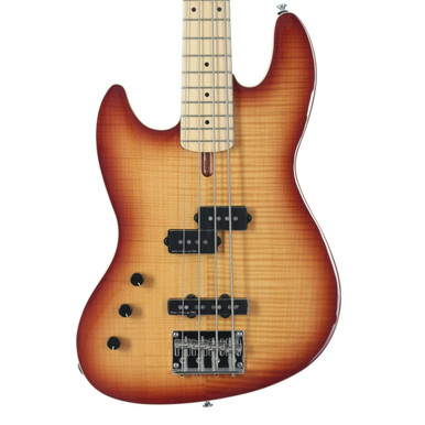 Sire Version 2 Marcus Miller U5 Left Handed Short Scale Bass Guitar in Tobacco Sunburst
