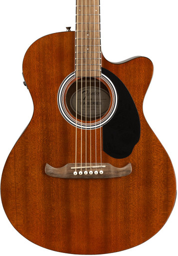 Fender FA-135CE Concert All Mahogany Electro Acoustic Guitar in Natural - Image 1