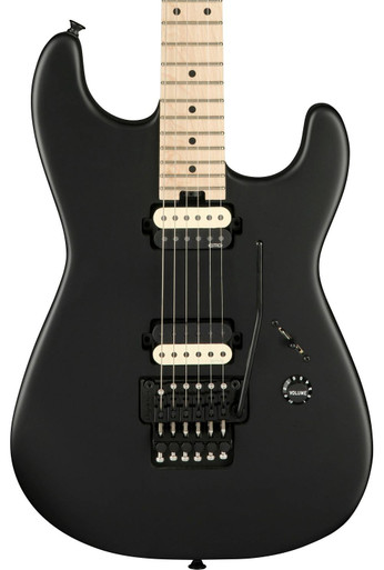 Charvel Jim Root Signature Pro-Mod San Dimas Style 1 HH FR M Electric Guitar in Satin Black - Image 1