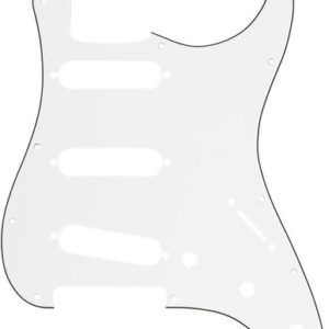 Fender 11-Hole Modern-Style Stratocaster SSS Pickguard in Parchment