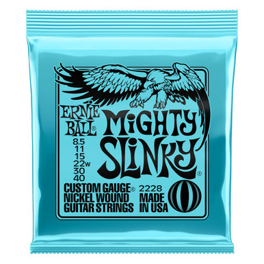 Ernie Ball Mighty Slinky 8.5-40 Electric Guitar Strings - 3 Pack