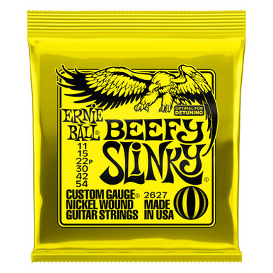 Ernie Ball Beefy Slinky 11-54 Electric Guitar Strings - 3 Pack