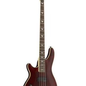 Schecter Omen Extreme-4 Left Handed Bass Guitar in Black Cherry