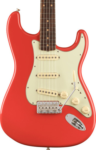 Fender American Vintage II 1961 Stratocaster Electric Guitar in Fiesta Red - Image 1