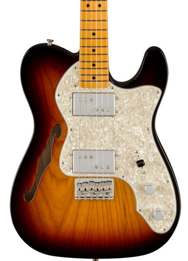 Fender American Vintage II 1972 Telecaster Thinline Electric Guitar in 3-Colour Sunburst - Image 1