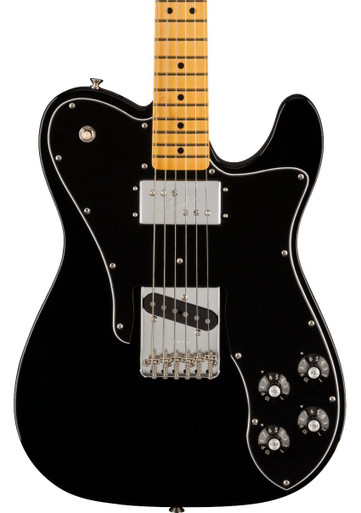 Fender American Vintage II 1977 Telecaster Custom Electric Guitar in Black - Image 1