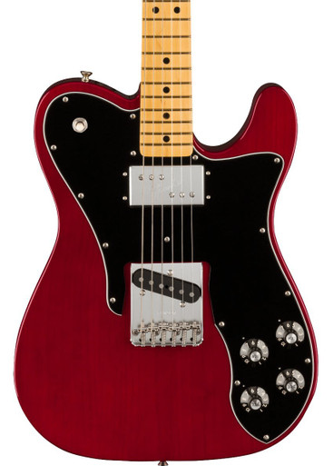 Fender American Vintage II 1977 Telecaster Custom Electric Guitar in Wine Red - Image 1