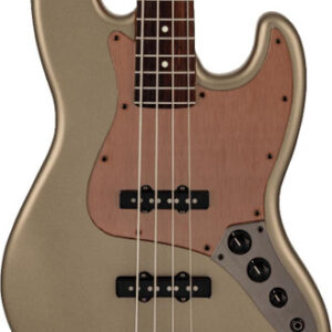 Fender Made in Japan Hybrid II 2026 Collection Jazz Bass Guitar in Matte Champagne Mirage