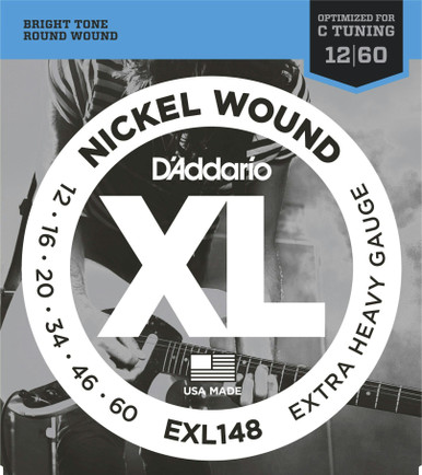 D'Addario XL 12 - 60 Extra Heavy Electric Guitar Strings