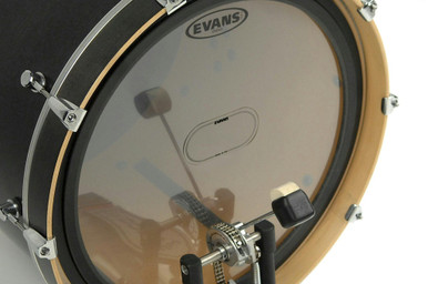 Evans Clear EQ Patch for Double Pedal Pack of 2 - Image 2